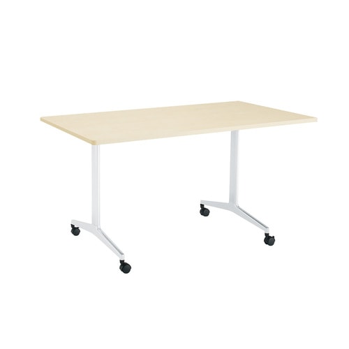 ジュートT塗装WH脚キャスタR角150×75N