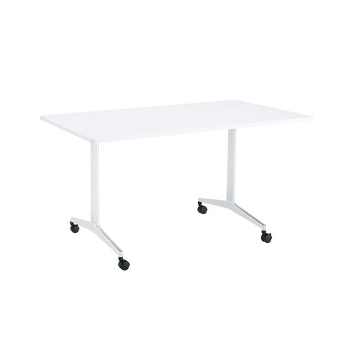 ジュートT塗装WH脚キャスタR角150×75W