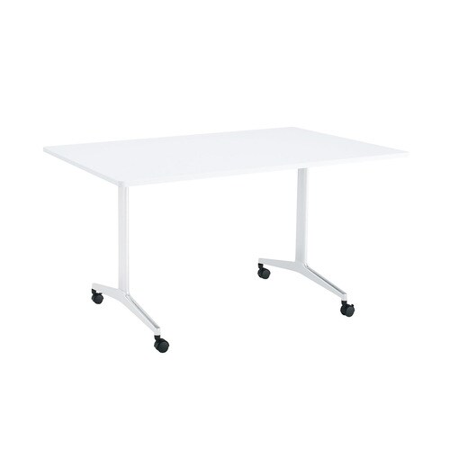 ジュートT塗装WH脚キャスタR角150×90W