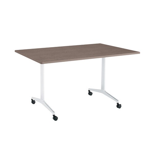 ジュートT塗装WH脚キャスタR角150×90B