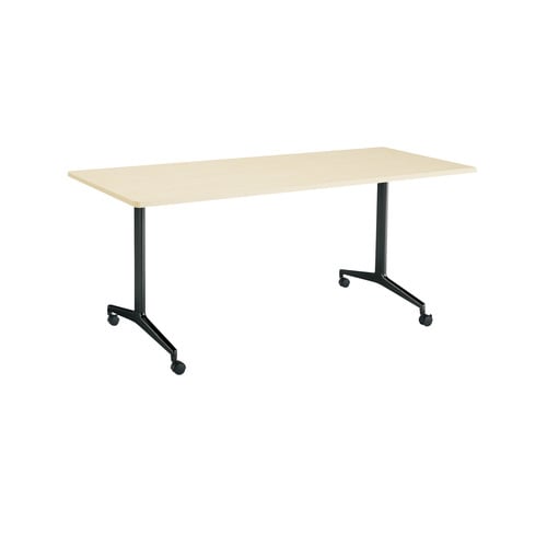 ジュートT塗装BK脚キャスタR角180×75N