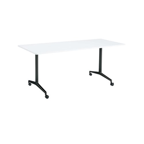 ジュートT塗装BK脚キャスタR角180×75W