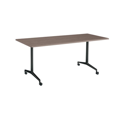 ジュートT塗装BK脚キャスタR角180×75B