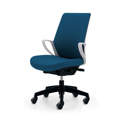 ピコラホワイトシェルハイバック布ブルーゴム単輪C