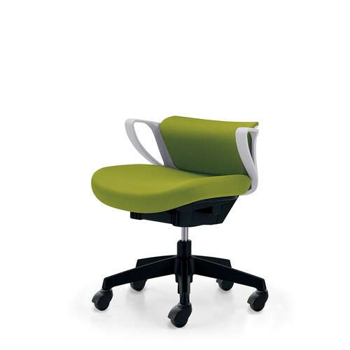 ピコラホワイトシェルミニバック布オリーブゴム単輪C