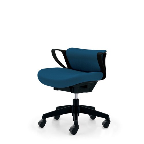 ピコラブラックシェルミニバック布ブルーゴム単輪C