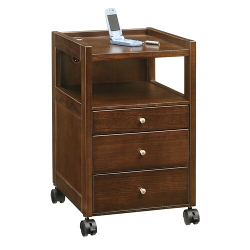 ナイトテーブル 幅330mm ダーク