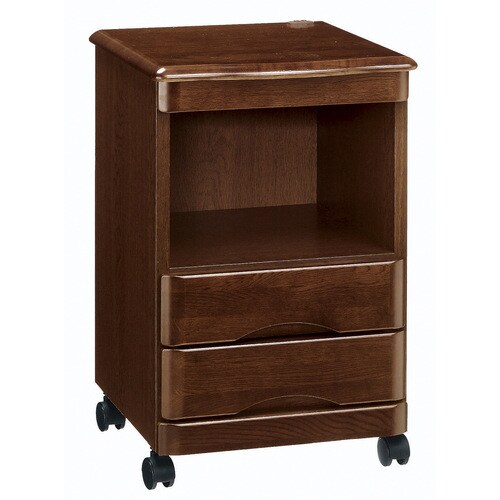 ナイトテーブル 幅400mm ダーク