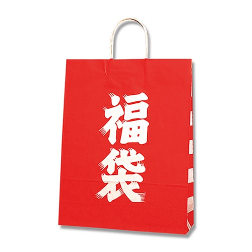 福袋 手提げ 紙袋 マチ付 2才 50枚