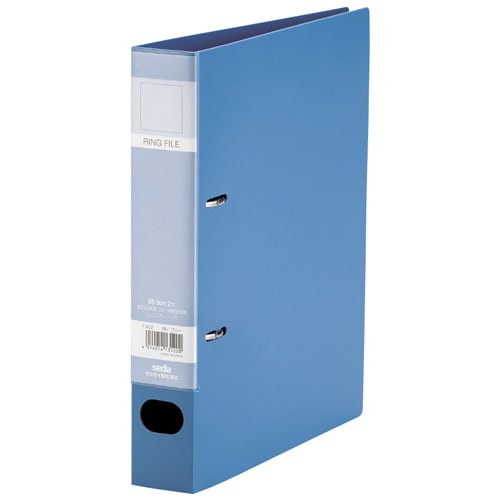 ロックリングファイル D型 B5−S ブルー×5