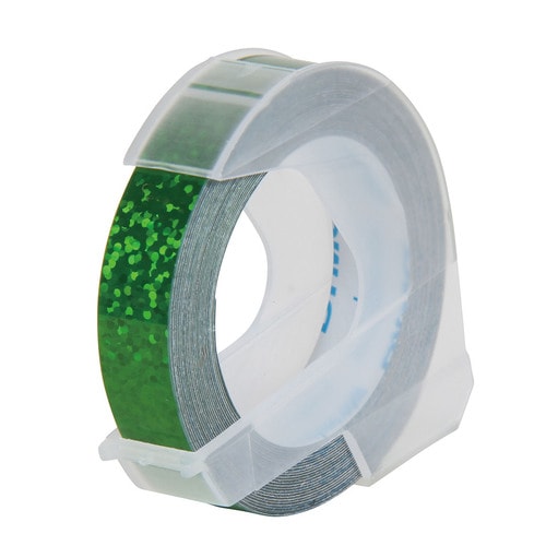 ダイモテープ9mm×3mつやありGグリーン×10