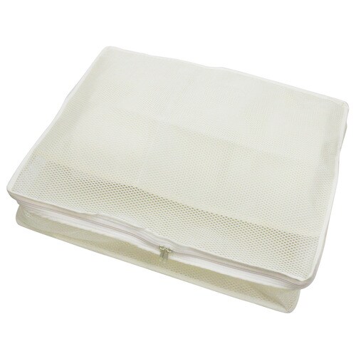 BOX メッシュケース L 36cm ベージュ×2