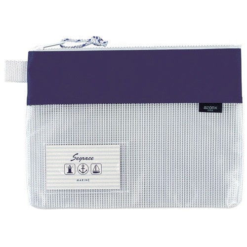 メッシュケース セグレス A5 ネイビーブルー×5