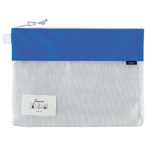 メッシュケース セグレス A4 ブルー×4