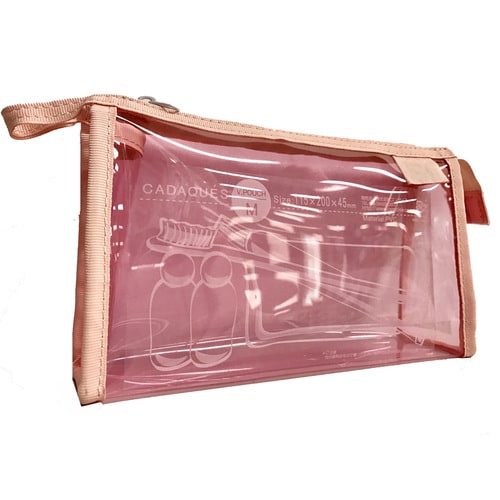 ビニール ポーチ M ピンク×2