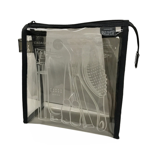 ビニール ポーチ L ブラック×2