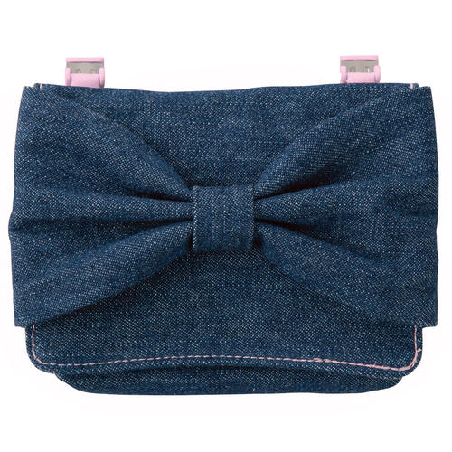 ポーチ クリップポッケ ブルー×3