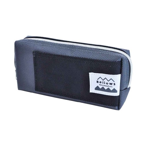 ペンケース ベロウズ グレー×2