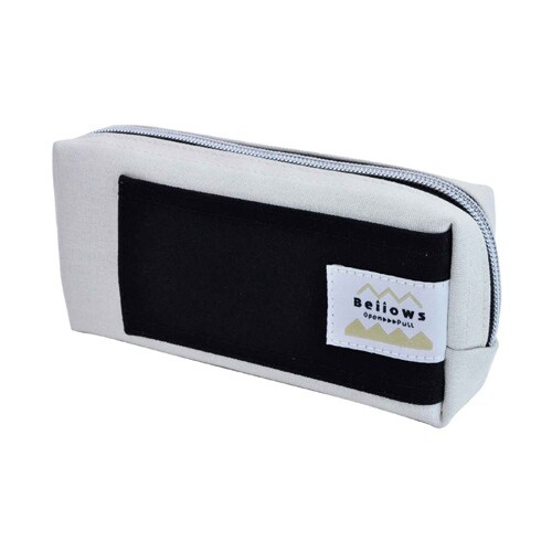 ペンケース ベロウズ ブラック×2