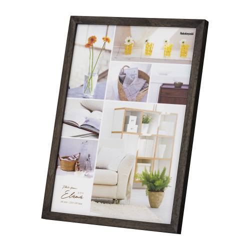 フォトフレーム エラマ 木製 A4 ブラック×2