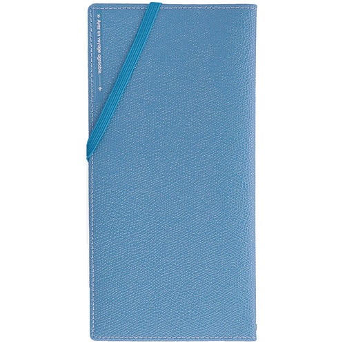 パスポートケース スキミングブロック ブルー×2