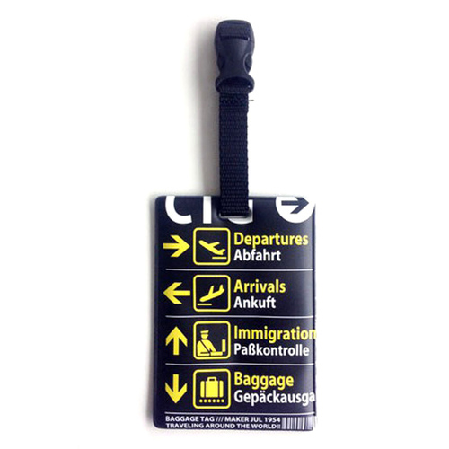 バゲッジタグSサインボード10cmブラック×5