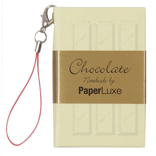 グランデックスチョコレートノートA8ホワイト×5