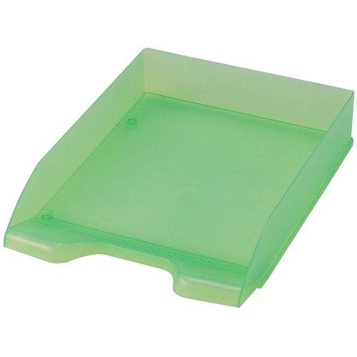 デスクトレー A4 縦 グリーン×3