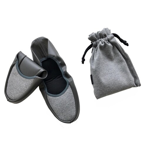 スリッパニットホールディング婦人携帯用緑×3