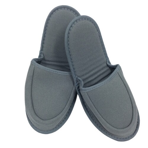 携帯 スリッパ メンズ グレー×2