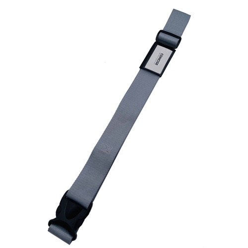 スーツケースベルトタイトフィット5cmグレー×2