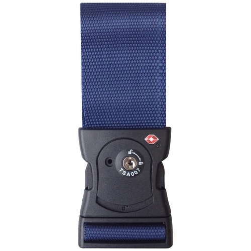 スーツケースベルト TSA 5cm ネイビー×2