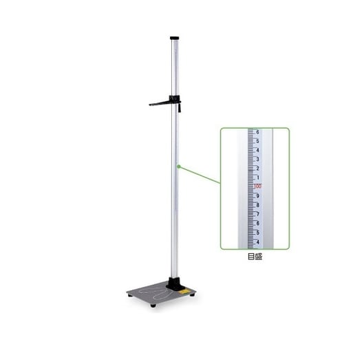 金属身長計 成人2m 1−200cm