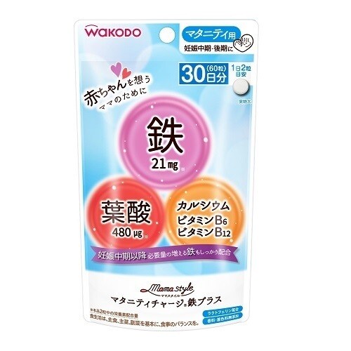 ママスタイルマタニティチャージ鉄プラス 12個入