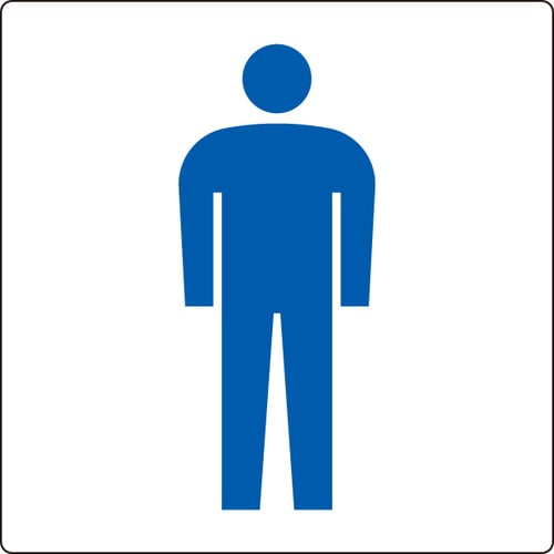 トイレ表示(小) 男