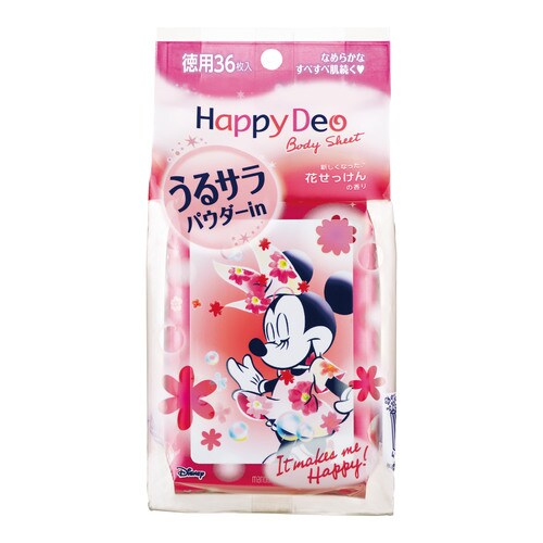マンダムハッピーデオボディシートうせっけん徳用