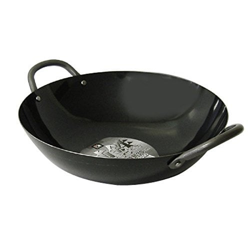 プロスタッフ 中華鍋 30CM 共柄純鉄