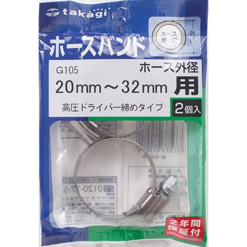 バンド高圧ネジ締20−32ミリ