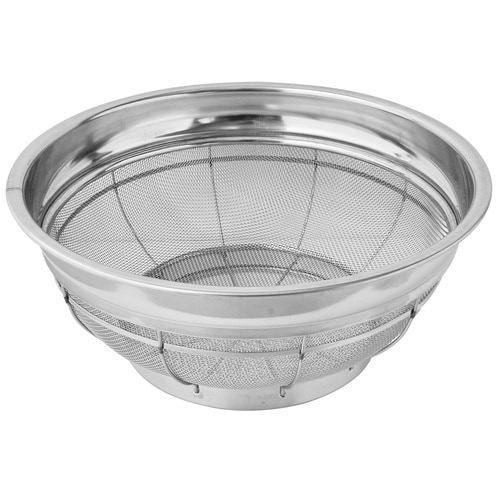 弁慶 18−8ステンレス 浅型ザル 35cm