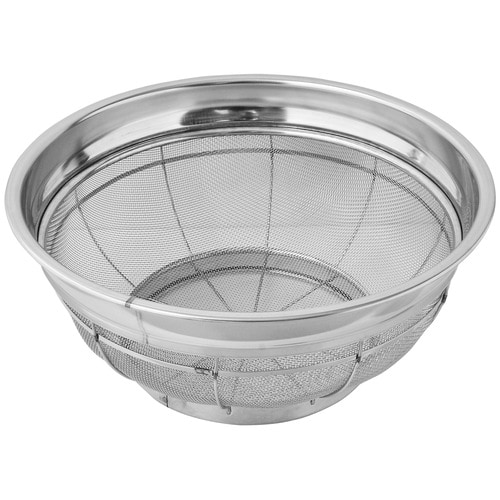 弁慶 18−8ステンレス 浅型ザル 37.5cm