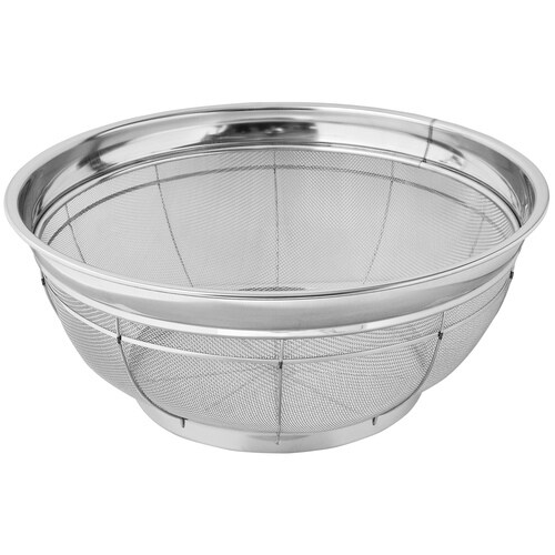 弁慶 18−8ステンレス 浅型ざる 50cm