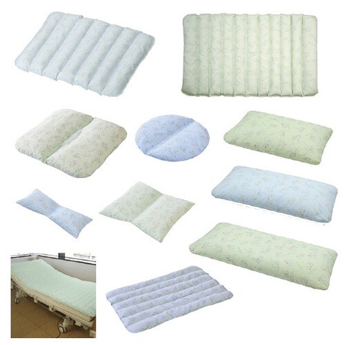 通気ビーズクッション 円型タイプ グリーン