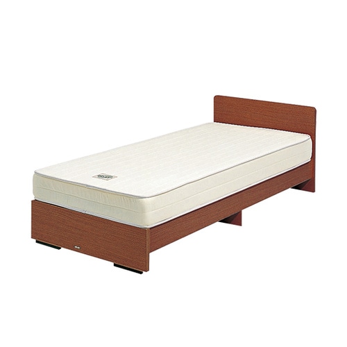 仮眠室用木製ベッド (ブラウン)