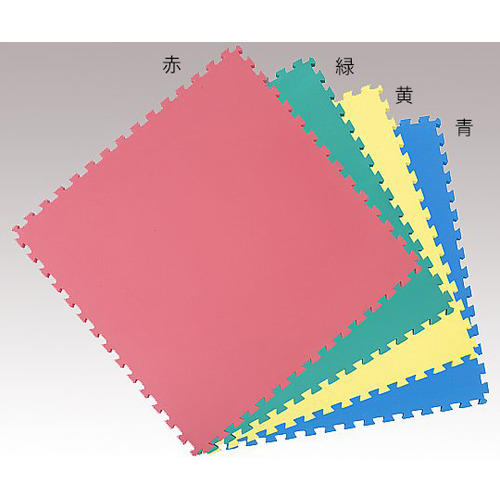 カラーユニットマット 青4枚セット