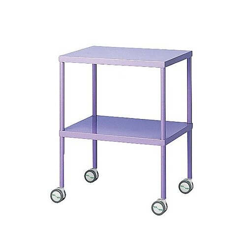 カラフル回診車 手摺無し ラベンダ 600×450