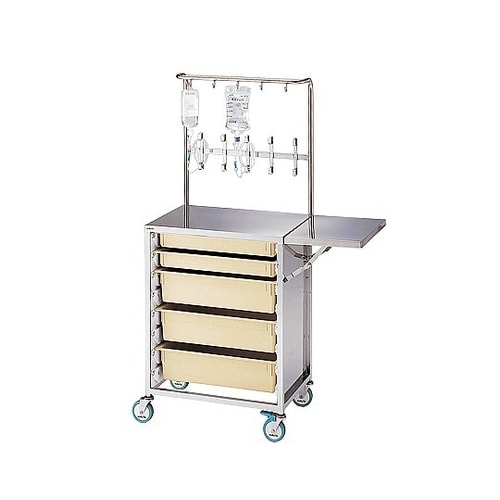 トレー型点滴処置台