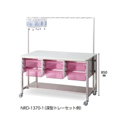 点滴処置台1480×780×1090ー1650