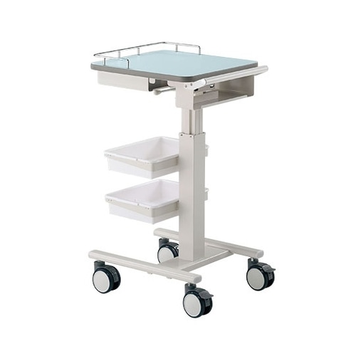 ナースカート(昇降タイプ) ブルー