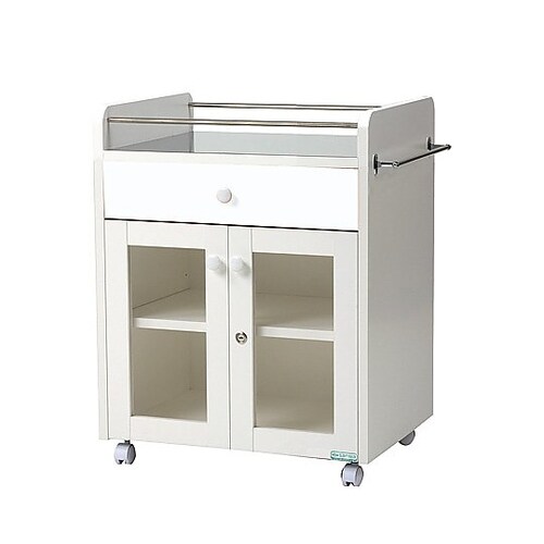 シングルメディカルワゴン ホワイト