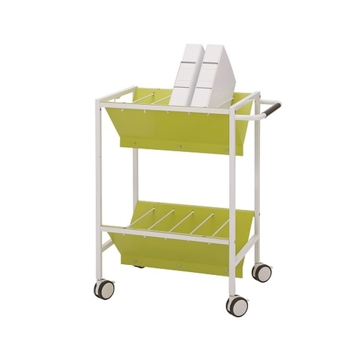 カルテワゴン 650×400×800mm グリーン